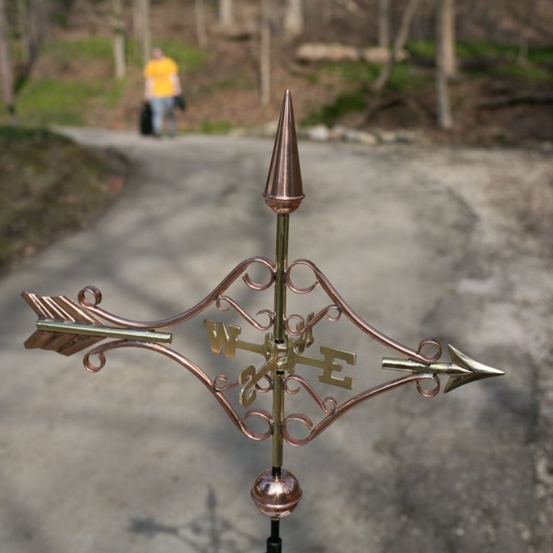Copper Arrow Weathervane