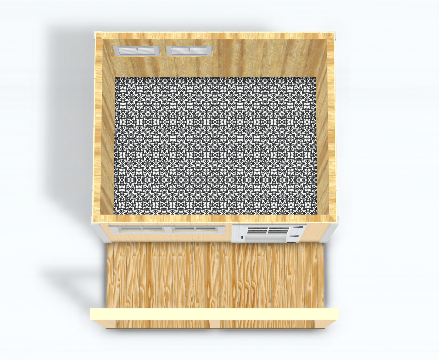 Shed Flooring - It's Called Style