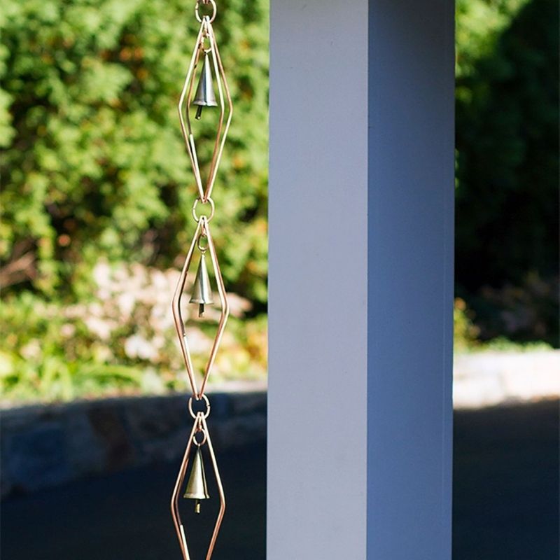 Copper Bells Rain Chain