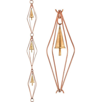 Copper Bells Rain Chain