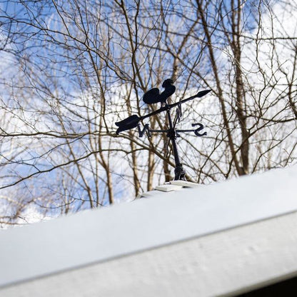 Black Rooster Weathervane